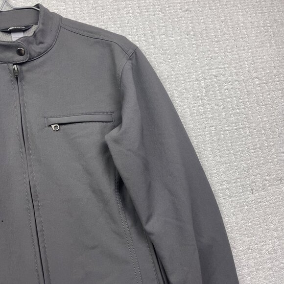 MEC Mountain Equipment co-op Soft Shell Jacket Biker Style Women Sz M Read* - Picture 3 of 14